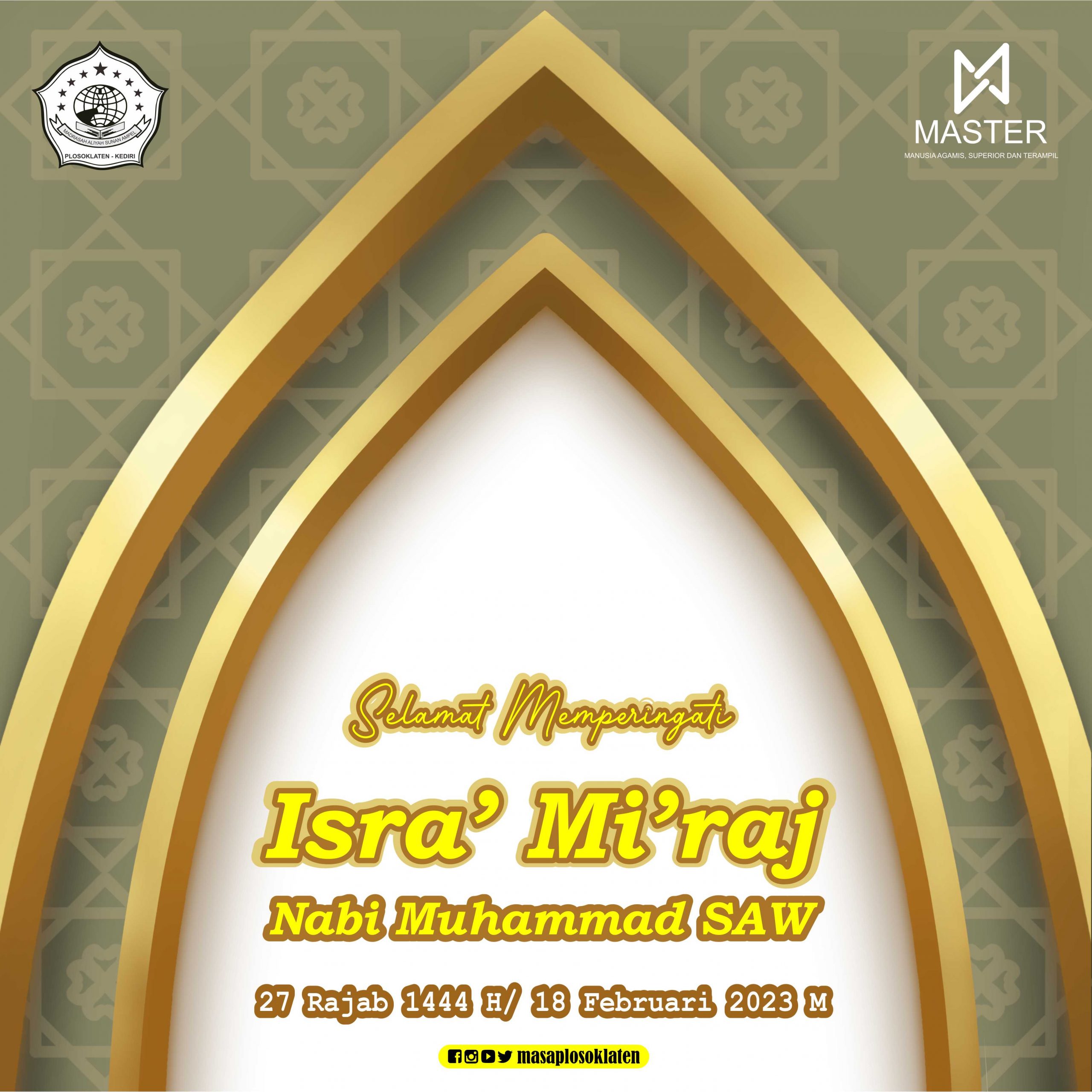 Isra' Mi'raj 1444 H